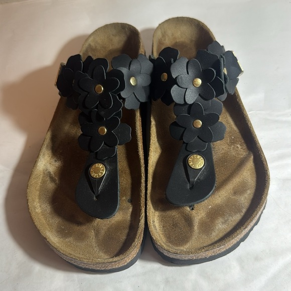 Used flip flop style Birkenstock sandals women’s 38 - Picture 3 of 6